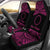 Cook Islands Polynesian Car Seat Covers - Pride Pink Version Universal Fit Pink - Polynesian Pride
