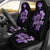 Hawaiian Kanaka Hibiscus Plumeria Mix Polynesian Turtle Car Seat Covers Violet AH - Polynesian Pride