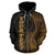 Chuuk Polynesian Custom Zip up Hoodie Coconut Gold - Polynesian Pride