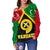 Vanuatu Polynesian Women's Off Shoulder Sweater - Vanuatu Flag and Coat Of Arms - Polynesian Pride