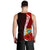 Tuvalu Polynesian Men's Tank Top - Coat Of Arm With Hibiscus - Polynesian Pride