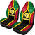 Vanuatu Polynesian Car Seat Covers - Vanuatu Flag and Coat Of Arms - Polynesian Pride