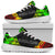 Marshall Islands Sport Sneakers - Polynesian Tattoo Reggae - Polynesian Pride