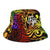 Fiji Bucket Hat - Rainbow Polynesian Pattern - Polynesian Pride