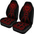 Tahiti Car Seat Covers - Tahiti Flag Polynesian Tribal Red - Polynesian Pride