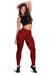 Polynesian Kakau Turtle Red Hawaii Women's Leggings AH - Polynesian Pride