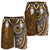 Pohnpei Men's Shorts - Polynesian Boar Tusk Brown - Polynesian Pride