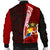 Tonga Polynesian Custom Personalised Men's Bomber Jacket - Coat Of Arm With Hibiscus - Polynesian Pride