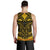 Samoa Men's Tank Top - Samoa Coat Of Arms, Polynesian Tattoo (Gold) - Polynesian Pride