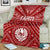 Tahiti Premium Blanket - Tahiti Seal In Polynesian Tattoo Style (Red) - Polynesian Pride