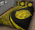 Hawaii Polynesian Pele Mauna Kea Quilt Bed Set Circle Style Yellow - Polynesian Pride