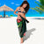 Niue Polynesian Sarong - Green Turtle Hibiscus - Polynesian Pride