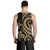 Samoa Men's Tank Top - Gold Tentacle Turtle - Polynesian Pride