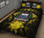 Samoa Polynesian Quilt Bed Set Hibiscus Yellow - Polynesian Pride