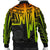 American Samoa Personalised Men's Bomer Jacket - Seal With Polynesian Pattern Heartbeat Style (Reggae) - Polynesian Pride