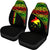 Papua New Guinea Custom Personalised Car Seat Covers - Papua New Guinea FLag Polynesian Reggae Curve - Polynesian Pride