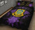 Tuvalu Polynesian Quilt Bed Set Hibiscus Purple - Polynesian Pride