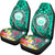 Hawaii Polynesian Car Seat Covers - Hawaii Seal With Turtle Plumeria (Turquoise) - Polynesian Pride