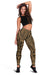 Polynesian Hawaiian Style Tribal Tattoo Gold Hawaii Women's Leggings AH - Polynesian Pride