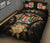 Fiji Polynesian Quilt Bed Set Hibiscus Gold - Polynesian Pride