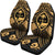 Guam Polynesian Car Seat Covers - Guam Gold Seal with Polynesian Tattoo - Polynesian Pride