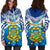 Tuvalu Rugby Women Hoodie Dress Polynesian Flag - Polynesian Pride