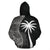 Marshall Islands Polynesian Zip up Hoodie Coconut Tree Black - Polynesian Pride