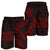 Kosrae Polynesian All Over Print Men's Short - Red Version - Polynesian Pride