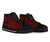 Hawaii Polynesian High Top Shoes - Hawaii Pride Red Version - Polynesian Pride