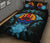 Tahiti Polynesian Quilt Bed Set Hibiscus Blue - Polynesian Pride