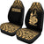 New Caledoni Car Seat Covers - New Caledoni Coat Of Arms Polynesian Tattoo Fog Gold - Polynesian Pride