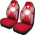 Nauru Car Seat Cover - Nauru Flag Map Red White - Polynesian Pride