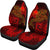 Papua New Guinea Car Seat Covers - Red Shark Polynesian Tattoo - Polynesian Pride