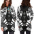 Guam Hoodie Dress - Polynesian Tattoo Black - Polynesian Pride