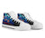 Tahiti High Top Shoes Blue - Vintage Tribal Mountain - Polynesian Pride