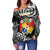 Mate Ma'a Tonga Rugby Women's Off Shoulder Sweater Polynesian Unique Vibes - Black - Polynesian Pride