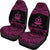 Vanuatu Polynesian Custom Personalised Car Seat Covers - Pride Pink Version - Polynesian Pride