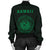 Hawaii Kakau Polynesian Coat Of Arms Women's Bomber Jacket - Green - Polynesian Pride