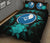 Yap Polynesian Quilt Bed Set Hibiscus Turquoise - Polynesian Pride