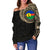 New Caledonia in My Heart - Flag Polynesian Tattoo Style Off Shoulder Sweater - Polynesian Pride