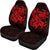 Hawaii Car Seat Covers - Red Kanaka Maoli Turtle - Polynesian Pride