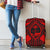 Guam Polynesian Luggage Cover - Red Guam Coat Of Arms Polynesian Tattoo Red - Polynesian Pride