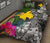 Papua New Guinea Quilt Bed Set - Turtle Plumeria Banana Leaf - Polynesian Pride