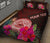 American Samoa Personalised Quilt Bed Set - Coat Of Arm With Polynesian Patterns - Polynesian Pride