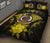 Vanuatu Polynesian Quilt Bed Set Hibiscus Yellow - Polynesian Pride