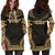 American Samoa Women's Hoodie Dress - Polynesian Gold Chief - Polynesian Pride