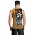 Samoa Polynesian Men's Tank Top Gold - Turtle With Hook - Polynesian Pride