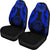 Palau Polynesian Car Seat Covers Pride Seal And Hibiscus Blue - Polynesian Pride