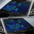 Tuvalu Auto Sun Shades Turtle Hibiscus Blue - Polynesian Pride