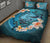 Marquesas Islands Polynesian Quilt Bed Set - Blue Plumeria Animal Tattoo - Polynesian Pride